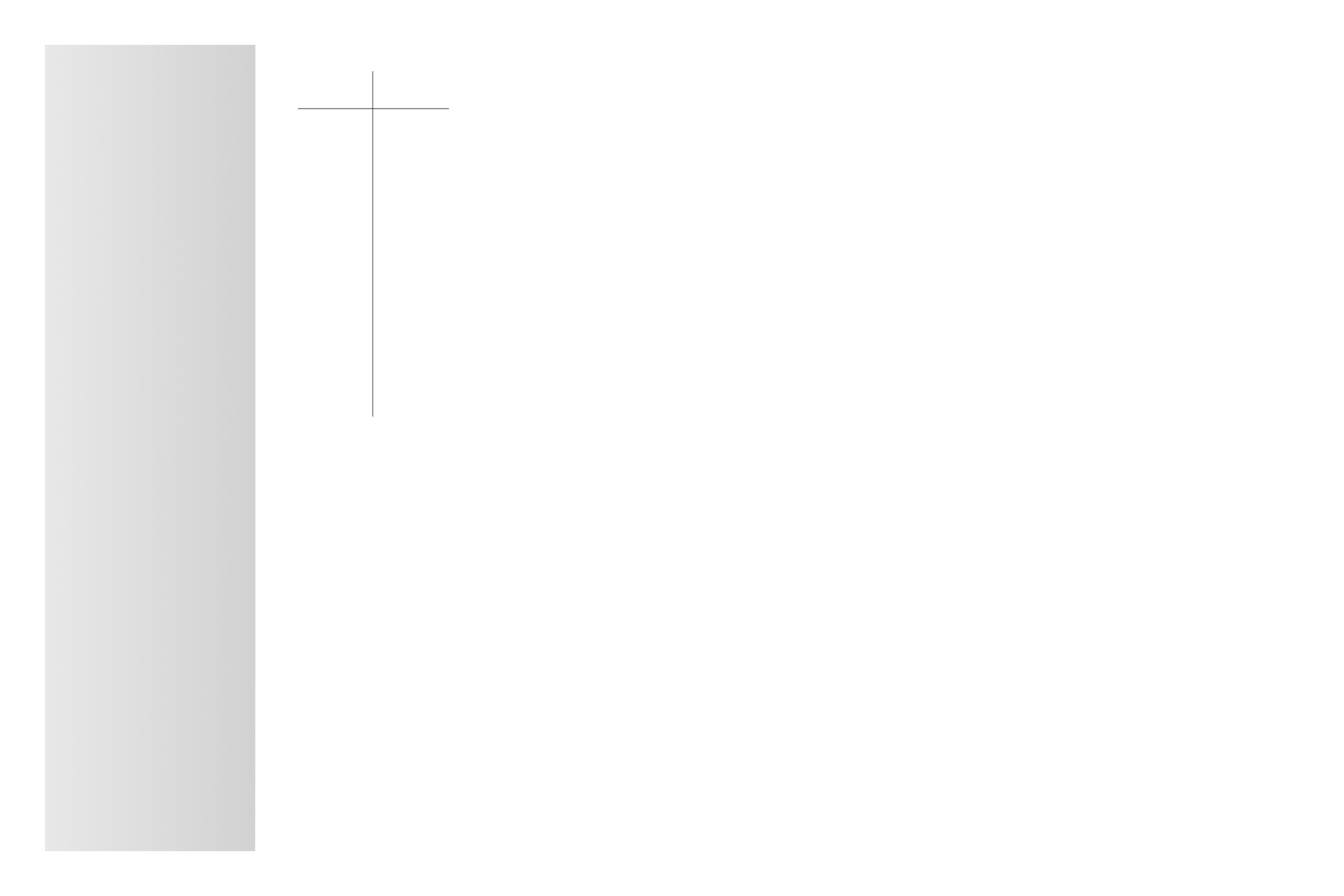 Croix et côté gris