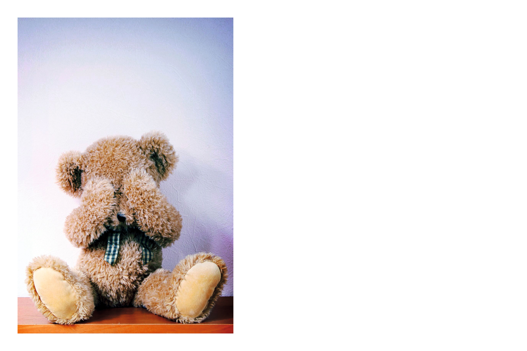 Ours en peluche triste