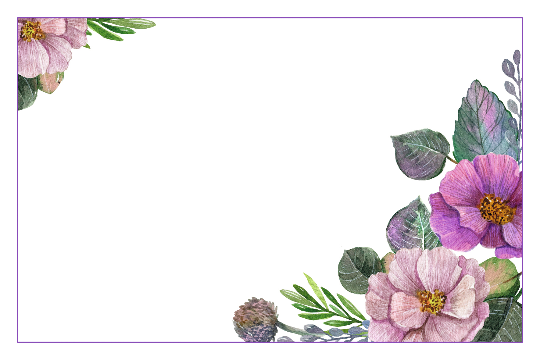Fleur violette